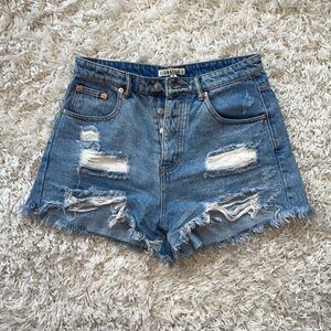Cut Off Jean Shorts